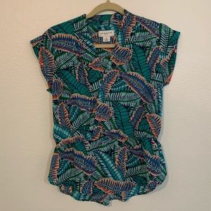 Liz Claiborne Tropical Print Top